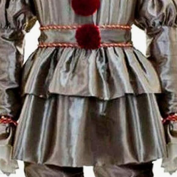 Scary childs Clown Halloween Costume size Medium - Picture 9 of 12